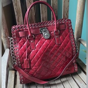 Michael Kors Red leather Purse